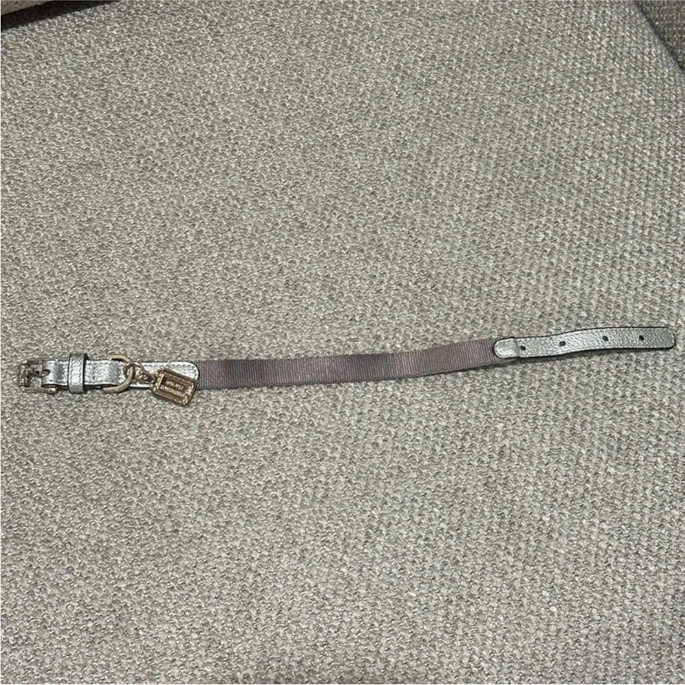 Henri Bendel Silver Dog Collar